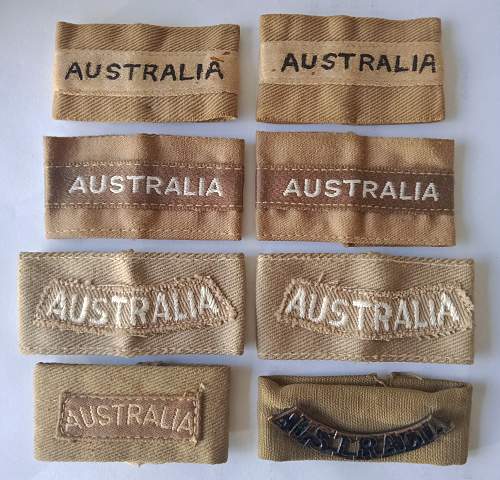 Post your WW2 Australian Insignia.