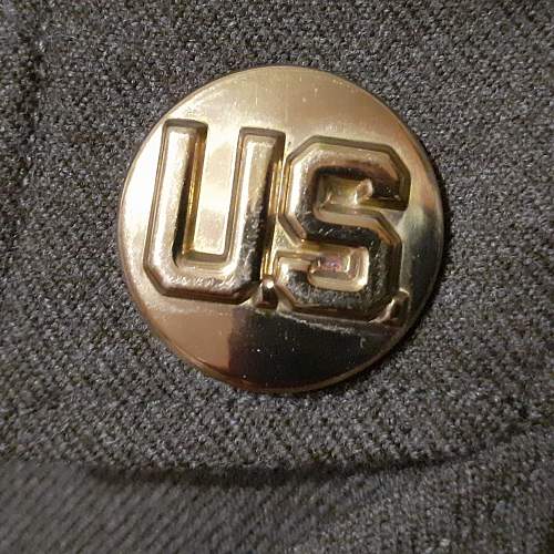 Wwii original us collar disc quartermaster