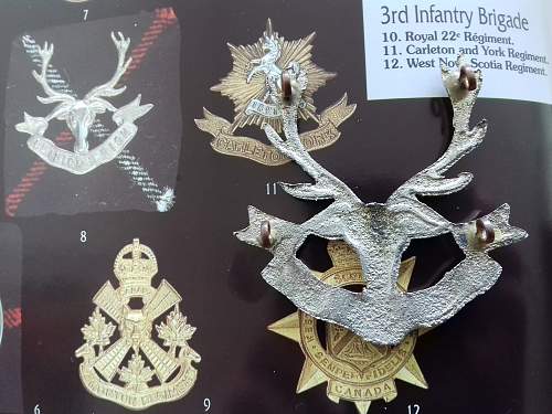Seaforth Highlanders cap badge - how can I tell a British badge from a Canadian one?