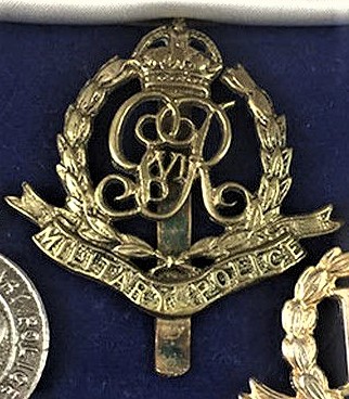 British Royal Military Police Warrant Officer Class I cap badge