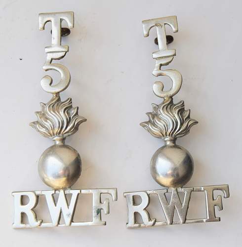 RWF shoulder titles