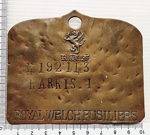 royal welch fusiliers bed plate