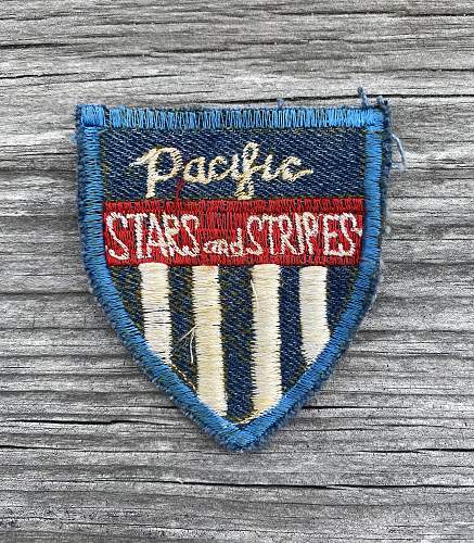 War Correspondent / Stars and Stripes Patches