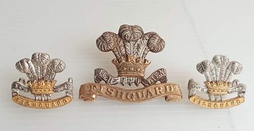 best of my welsh cap &amp; collar badges