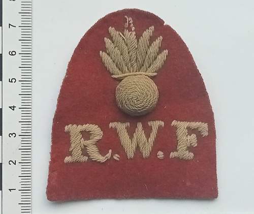 Boer War cloth pith helmet flash