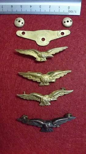 Aviation insignia, probably RAF.