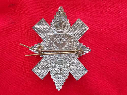 Black Watch Glengarry Cap Badge