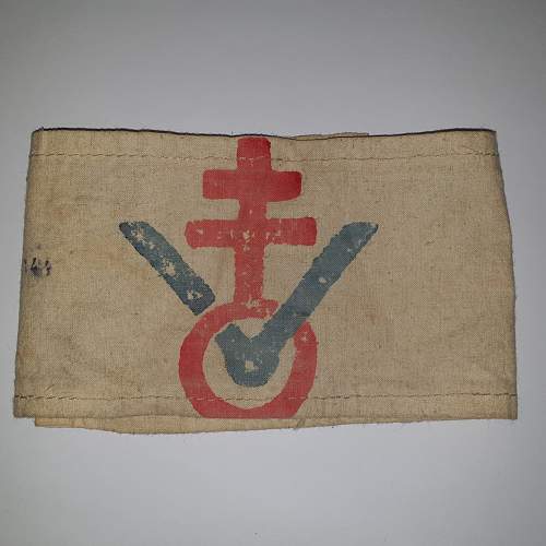 French Resistance Armband