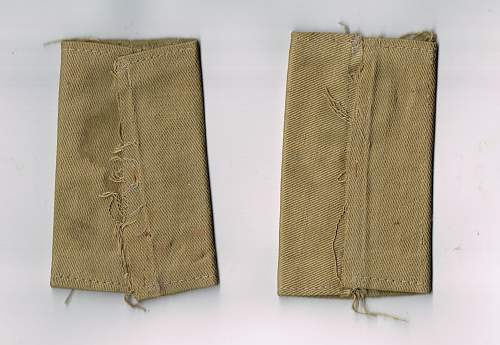 78th Division Irish Brigade WWII shoulder straps