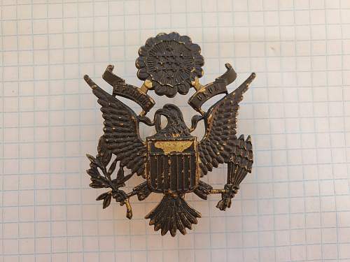 Help with US Army Cap Badge