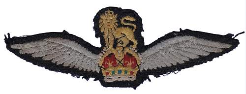 Help with British Army Badge of Flying