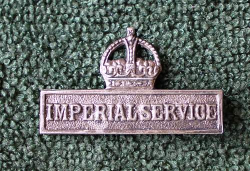 Territorial Force Imperial Service Badge