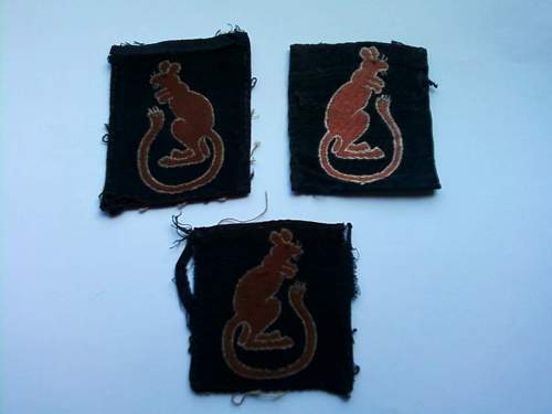 7th Armoured DIV WWII Formation Sign Set