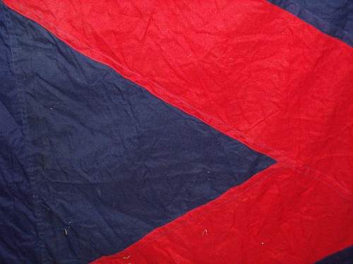 WWII  US Navy flag marked  BRIT.U.S.