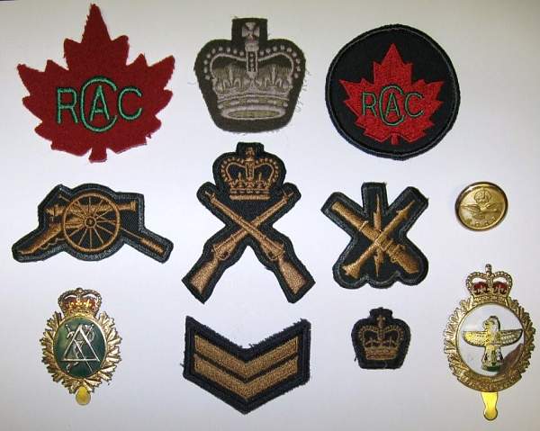 Canadian Army Badges