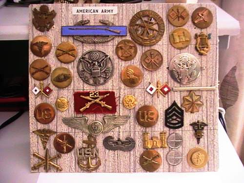 Just a few US insignia