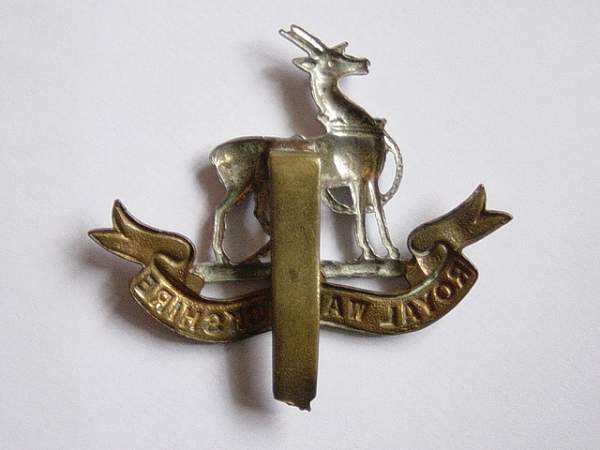 Royal Warwickshire Regt cap badges