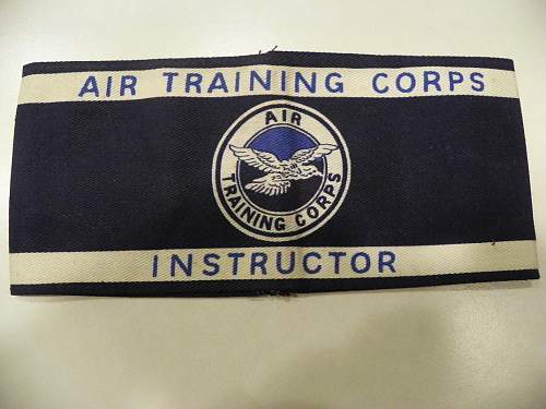 ATC Instructor Armband Just Came in. This is a Civilian Armband based in the UK