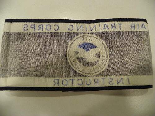 ATC Instructor Armband Just Came in. This is a Civilian Armband based in the UK
