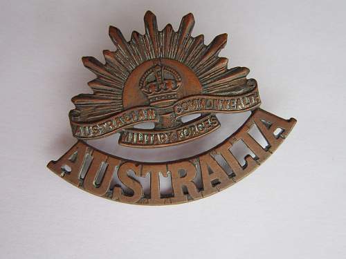 Australian badge.