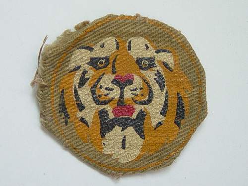 Tigers head cloth insignia