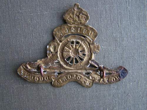 Royal Canadian Artillery Cap Badges