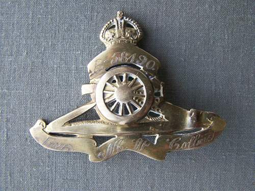 Royal Canadian Artillery Cap Badges