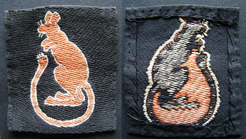 7th armoured div patches