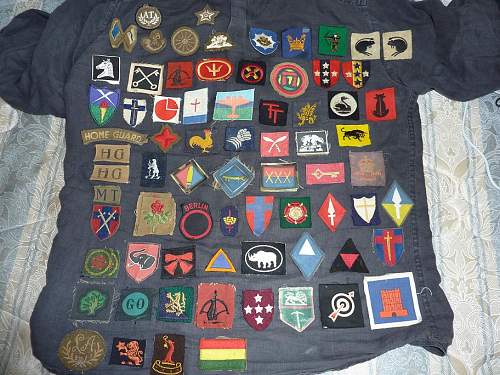 My British Army shoulder flash collection