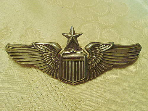 WWII US Army Air Force Pilot Wings.........