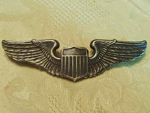 WWII US Army Air Force Pilot Wings.........