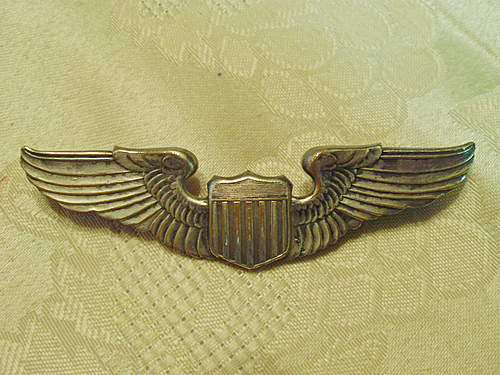 WWII US Army Air Force Pilot Wings.........
