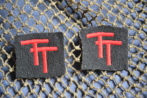 TT Formation Badges from Bayeux, Normandy