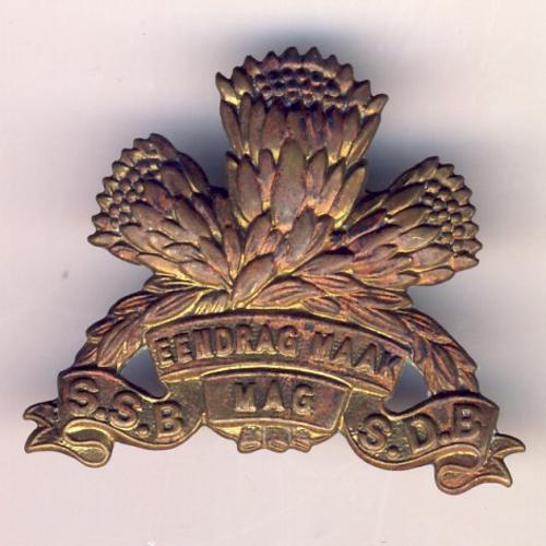 SOUTH AFRICAN TANK CORPS Cap Badge