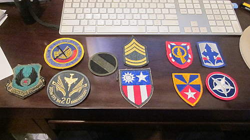 Some Army Patches ID Help