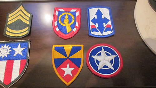 Some Army Patches ID Help