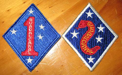 U.S. Airborne and USMC insignia for review