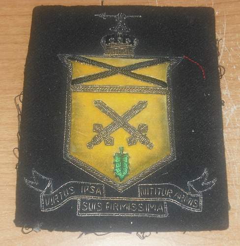 Need help! WWII British Irish Scotish BULLION Crest Shield Patch ...