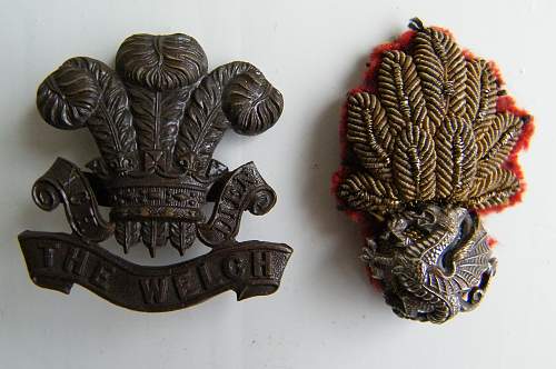 Welch cap badges