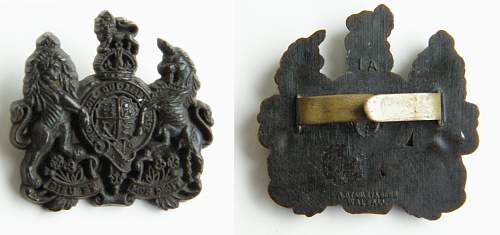 WW2 British Plastic Cap badges