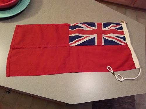 Brit naval flag identification.