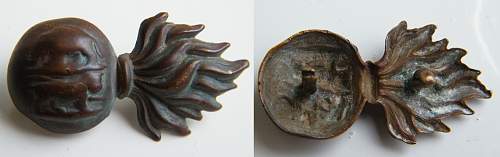Cap badges from a trade
