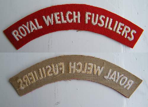 Welch cap badges