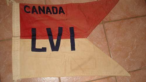 Unknown Canadian Swallowtail Flag... CANADA LVI