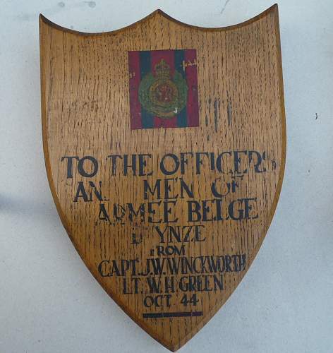 Remembrance wall shield