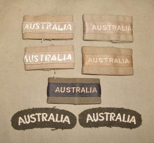 Post your WW2 Australian Insignia.