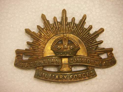 Post your WW2 Australian Insignia.