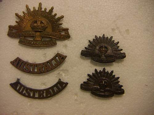 Post your WW2 Australian Insignia.