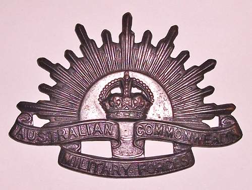 Post your WW2 Australian Insignia.