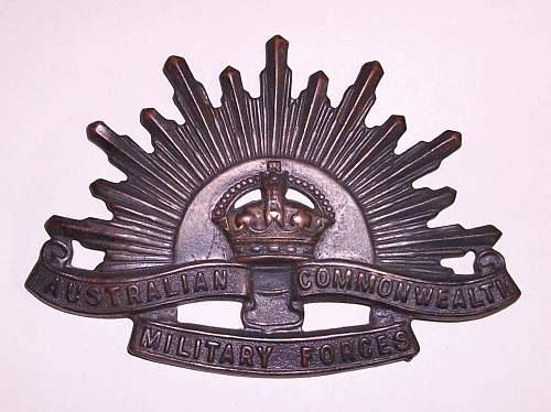 Post your WW2 Australian Insignia.